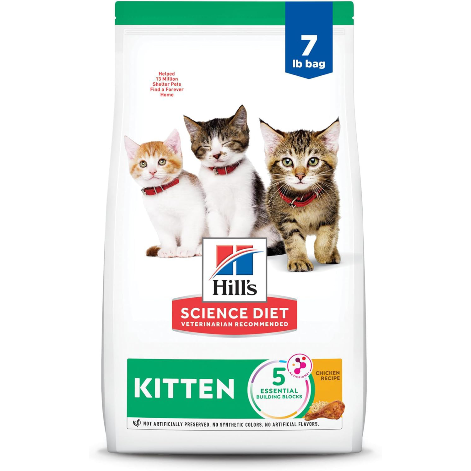 Hill's Science Diet Dry Cat Food, Kitten, Chicken Recipe