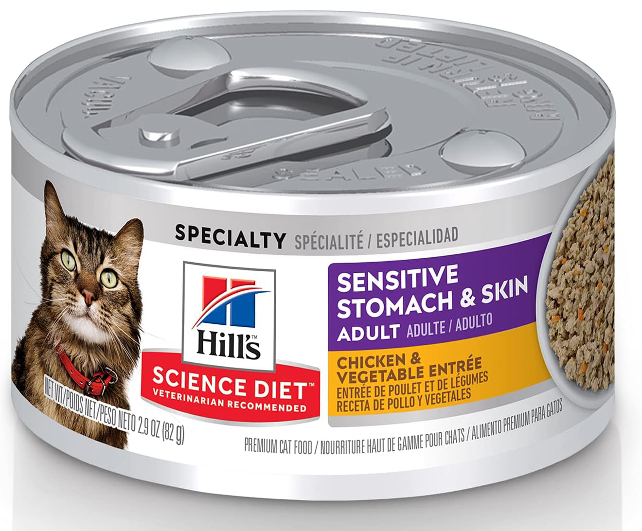 Hill's Science Diet Wet Cat Food, Sensitive Stomach & Skin