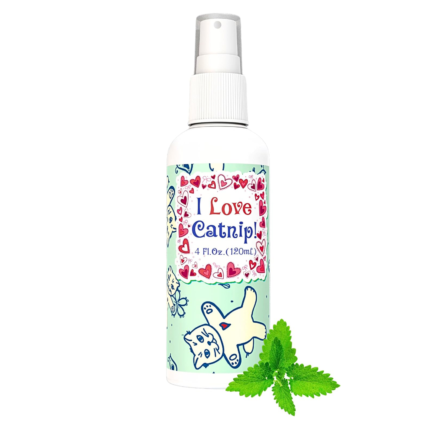 I Love Catnip Spray for Cats - Ideal Mess-Free Catnip Spray