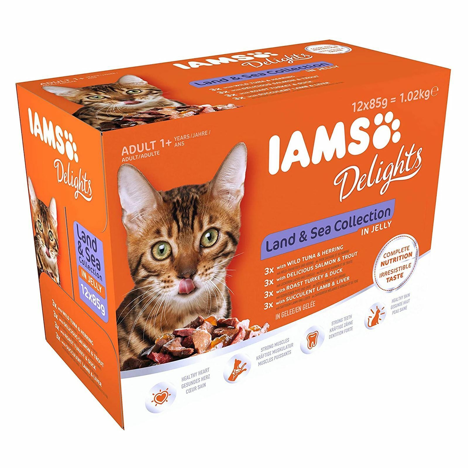 IAMS Delights Wet Food Land and Sea Collection