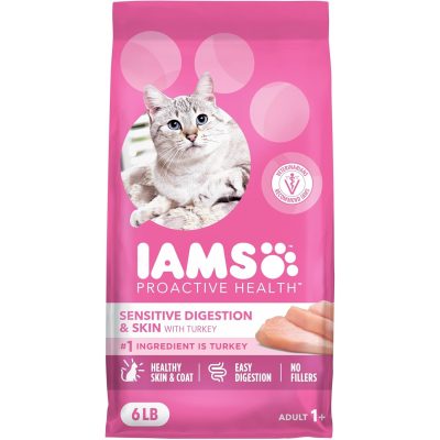 IAMS Proactive Health Adult Sensitive Digestion & Skin Dry Cat Food