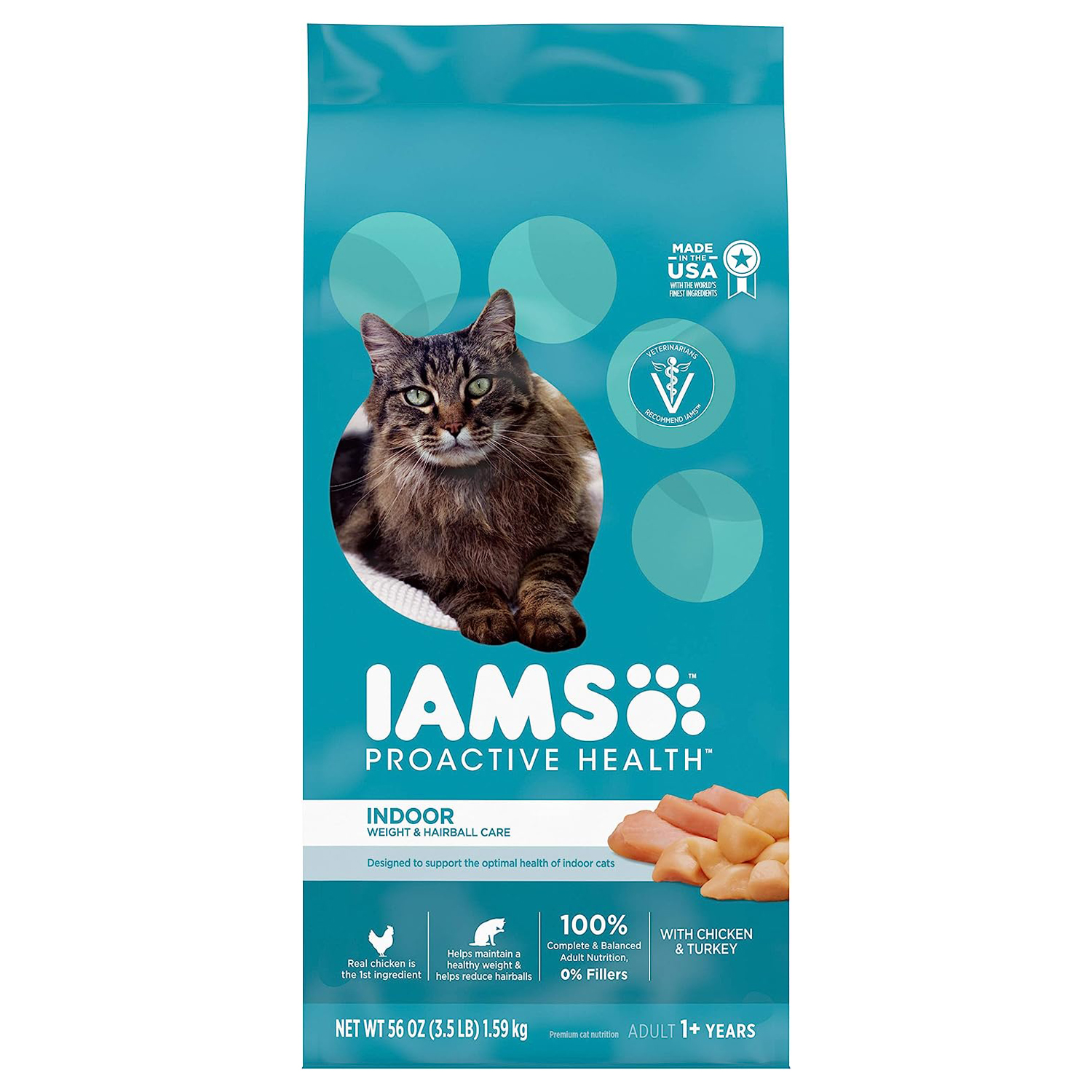 IAMS Proactive Health Indoor Weight & Hairball Care Adult Dry Cat Food