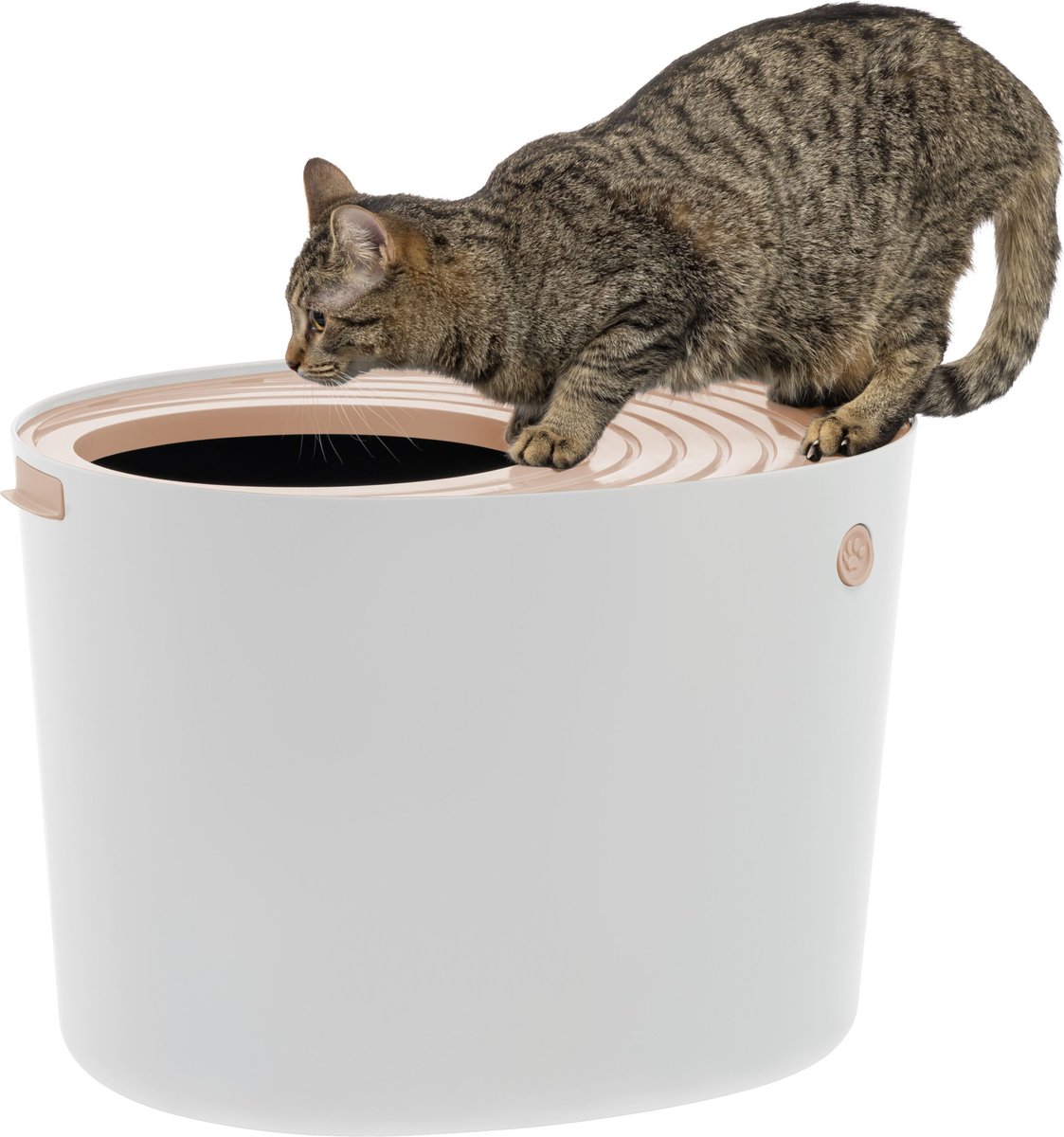IRIS Top Entry Cat Litter Box with Cat Litter Scoop