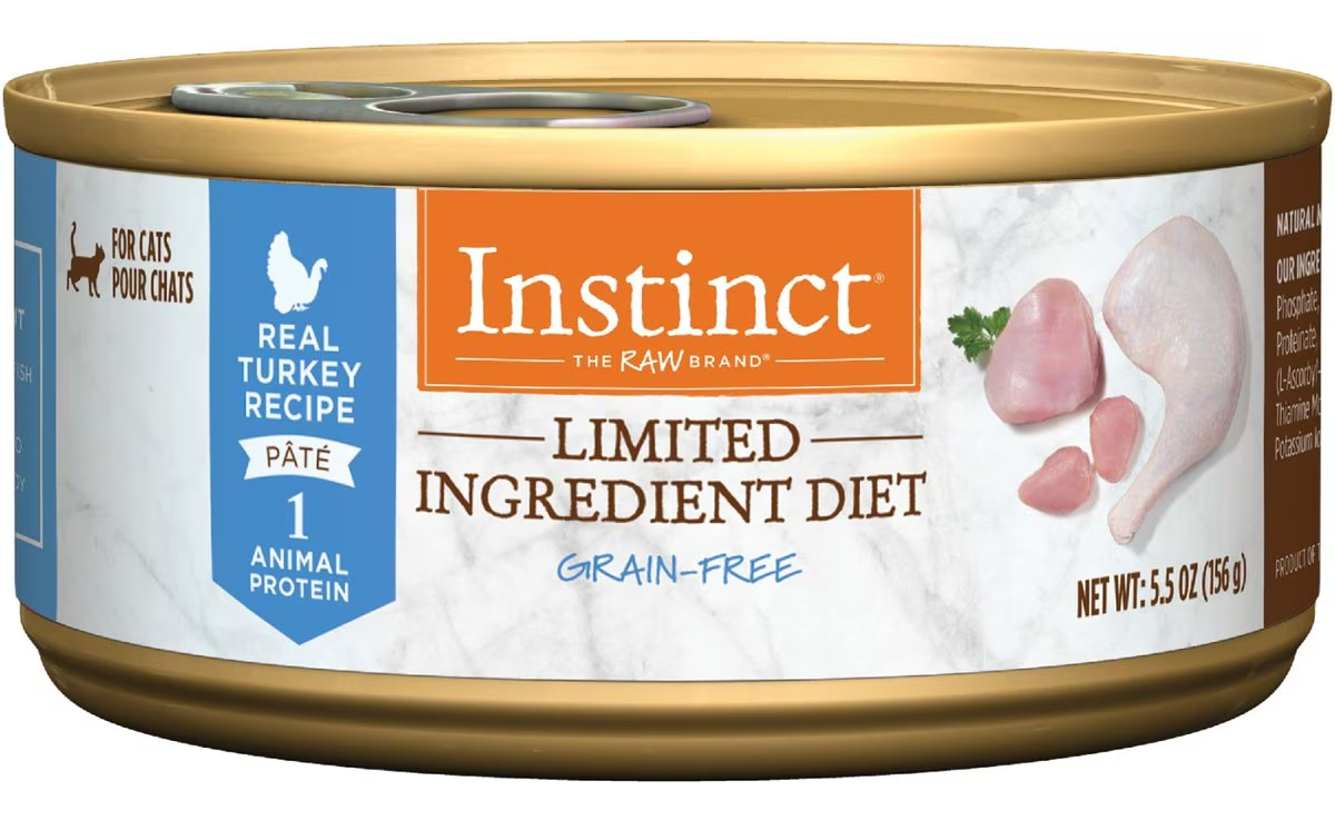 Instinct Limited Ingredient Diet Real Turkey Recipe Grain-Free Pate Wet Cat Food