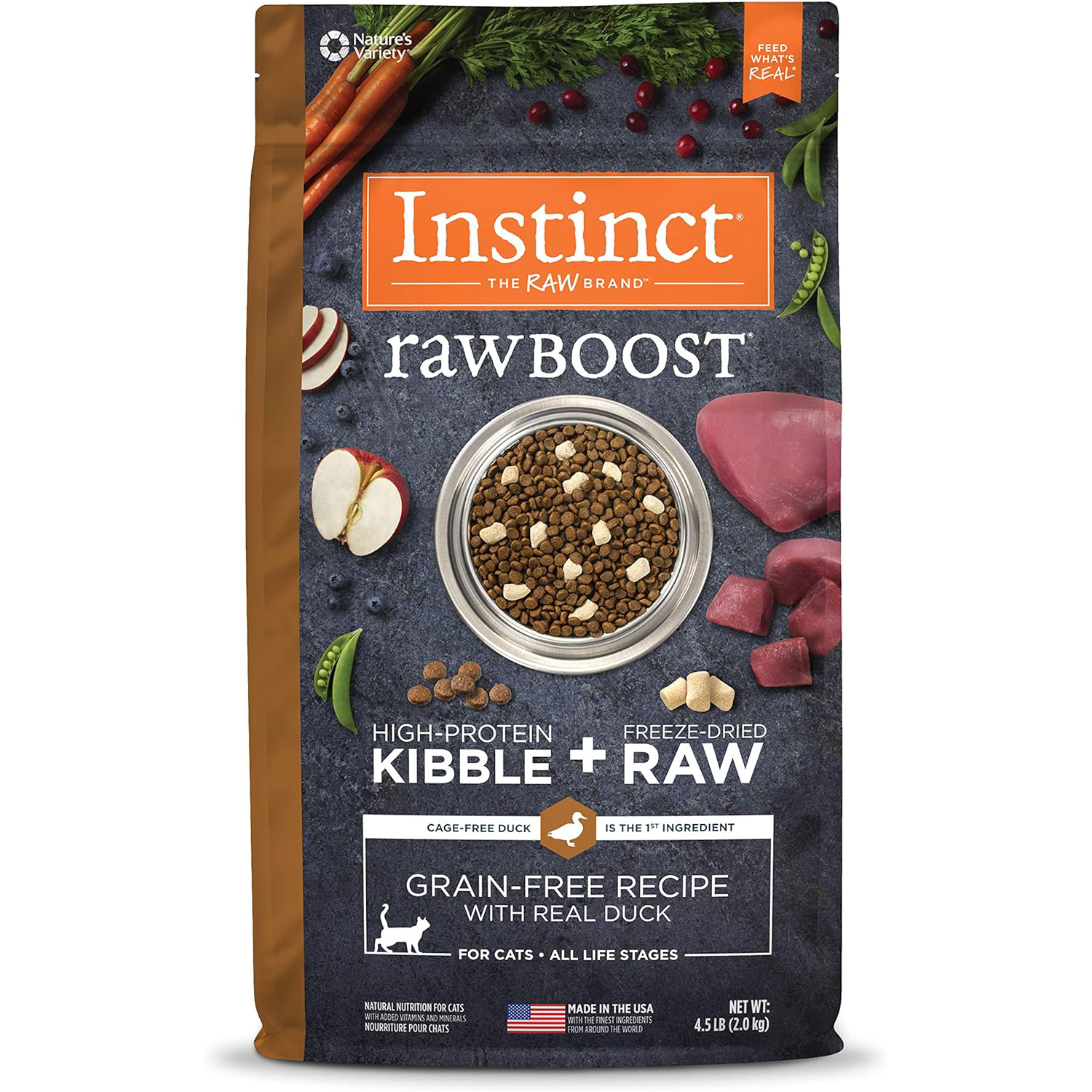 Instinct Raw Boost Grain Free Recipe with Real Duck