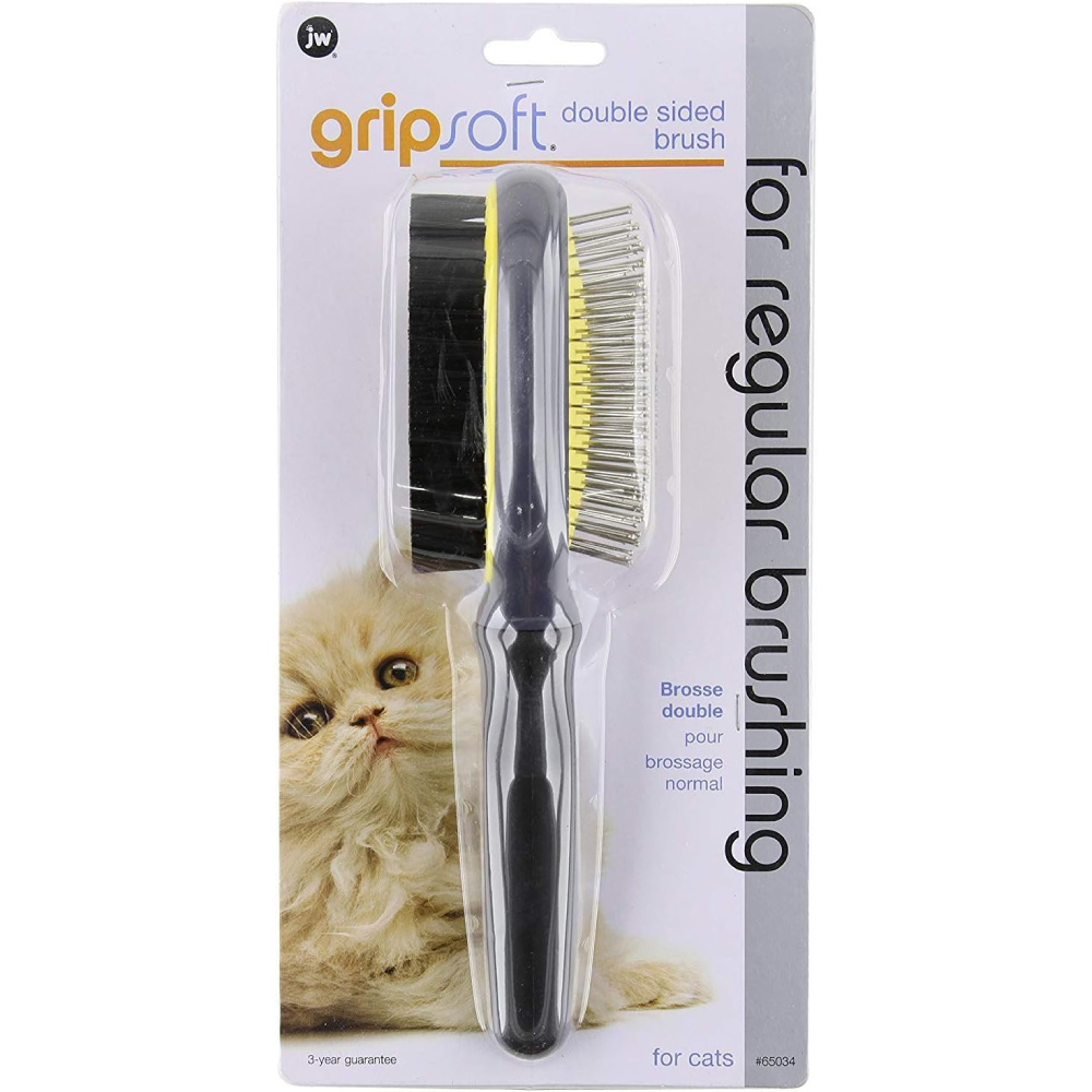 JW Pet Double-Sided Cat Brush