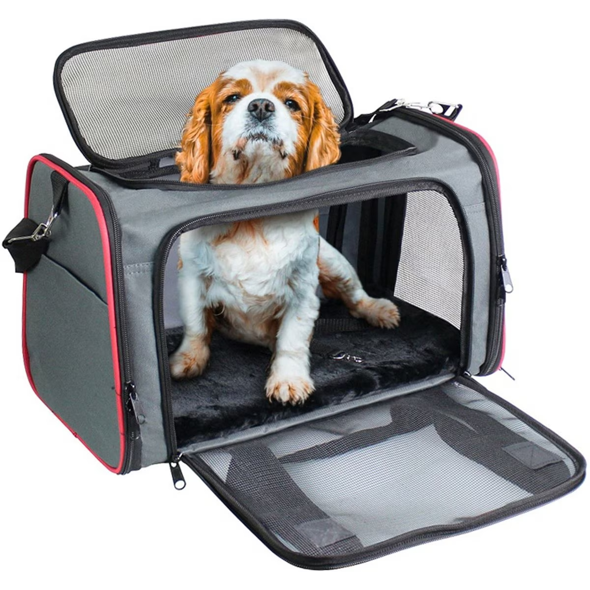 Jespet Soft-Sided Airline-Approved Travel Dog & Cat Carrier new