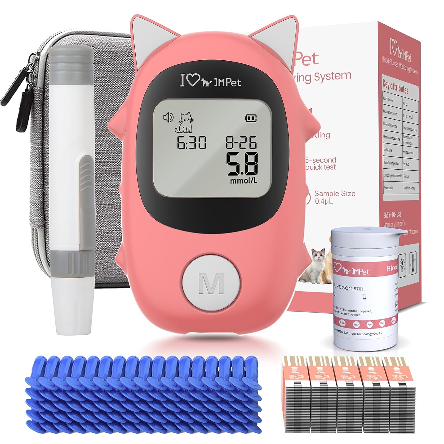 Jettiplex Pet Glucose Meter Kit