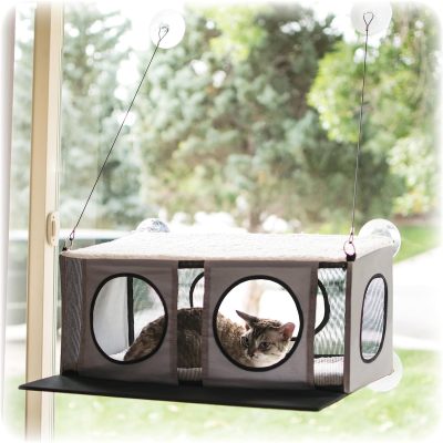 K&H Pet Products EZ Mount Penthouse Cat Window Perch