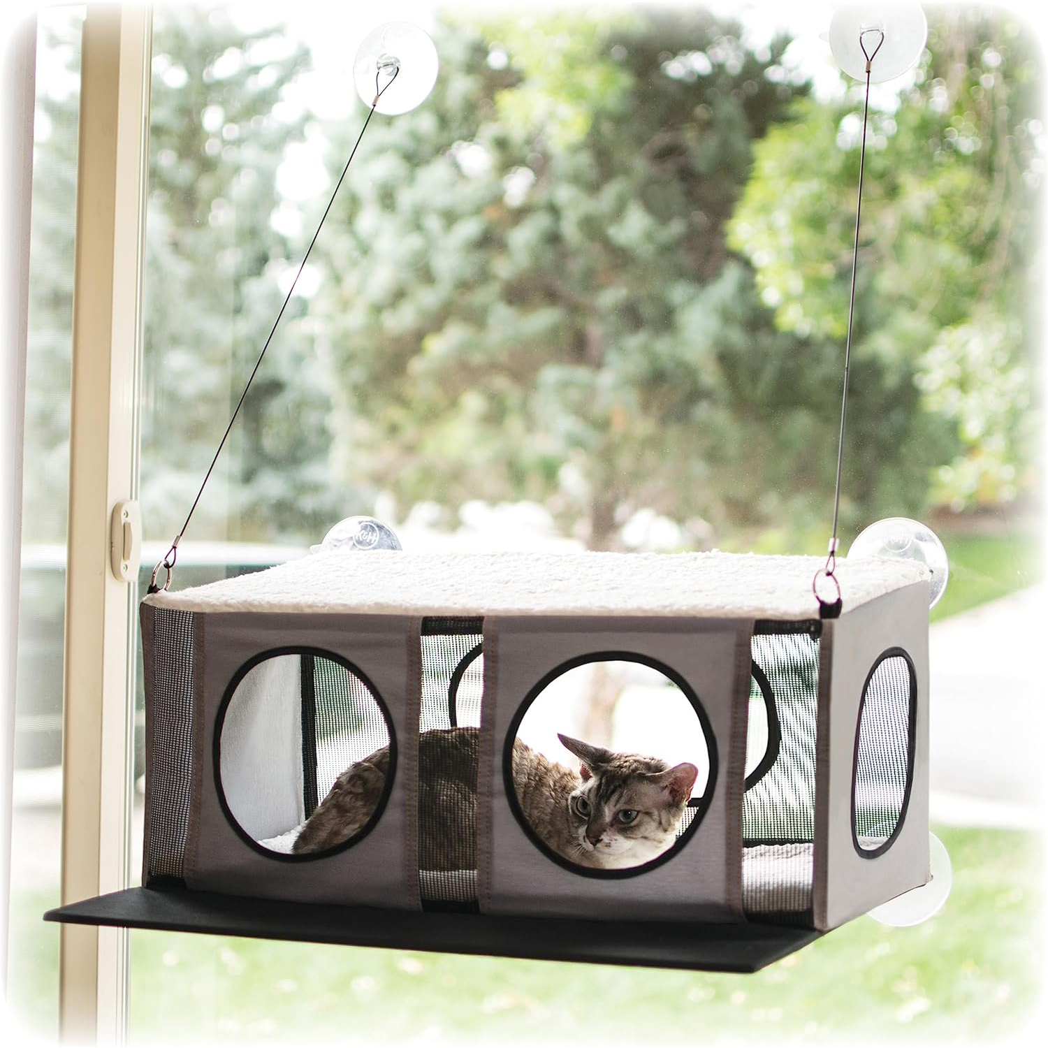 K&H Pet Products EZ Mount Penthouse Window Sill Cat Bed