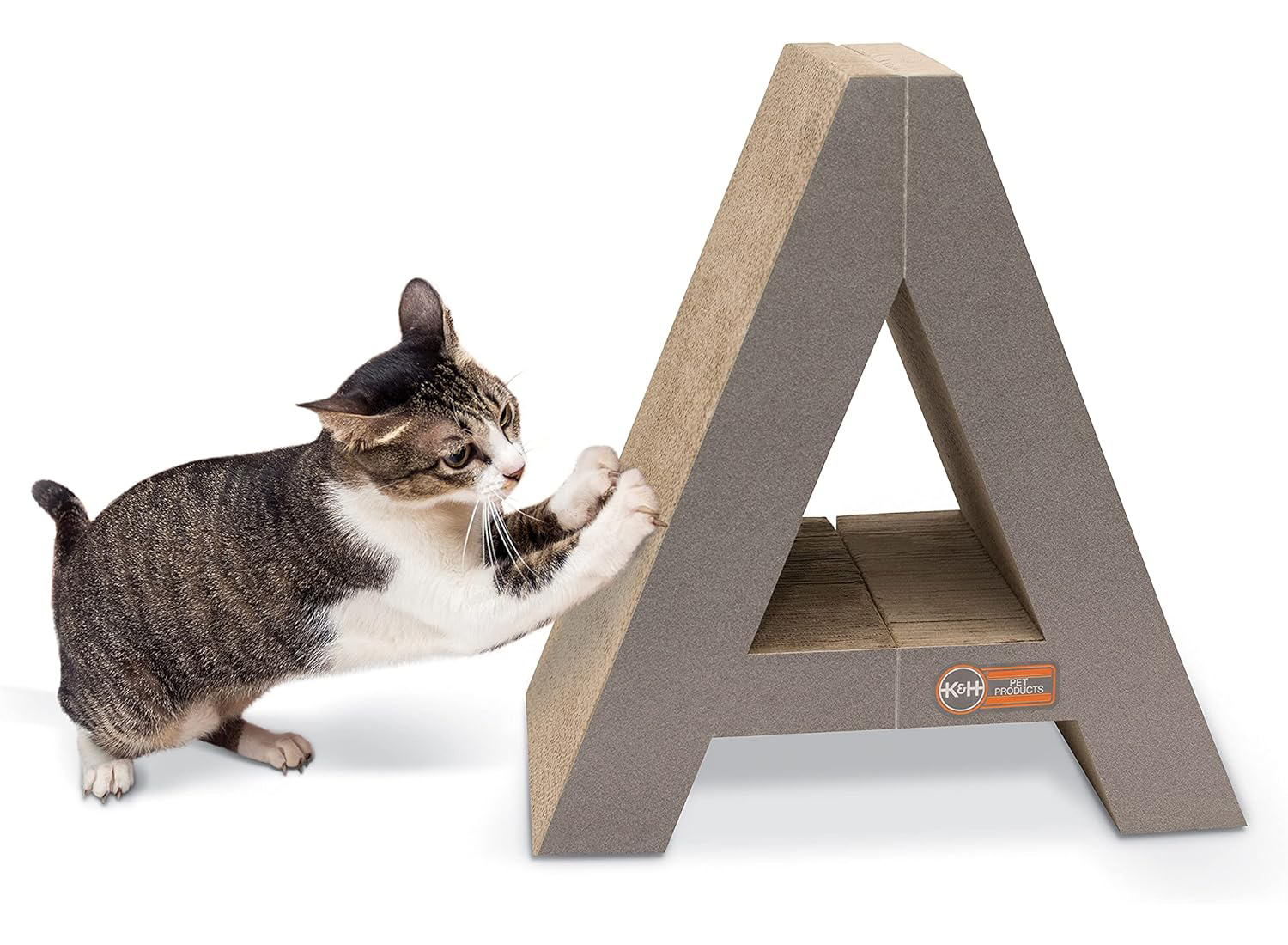 K&H Pet Products Stretch n' Scratch Cat Scratcher Toy Cardboard