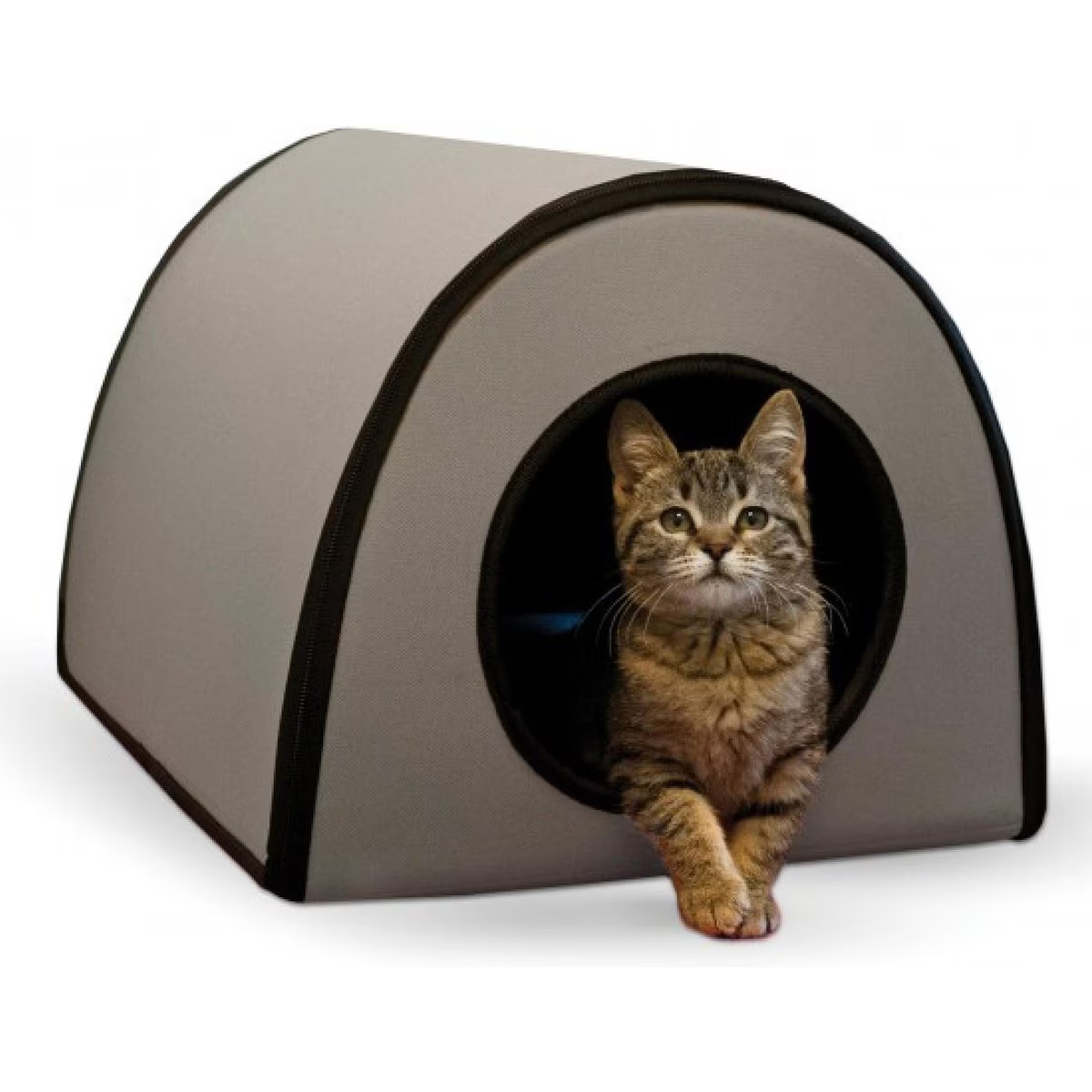 K&H Pet Products Thermo Mod Cat Shelter Weatherproof Outdoor Heated Cat House New