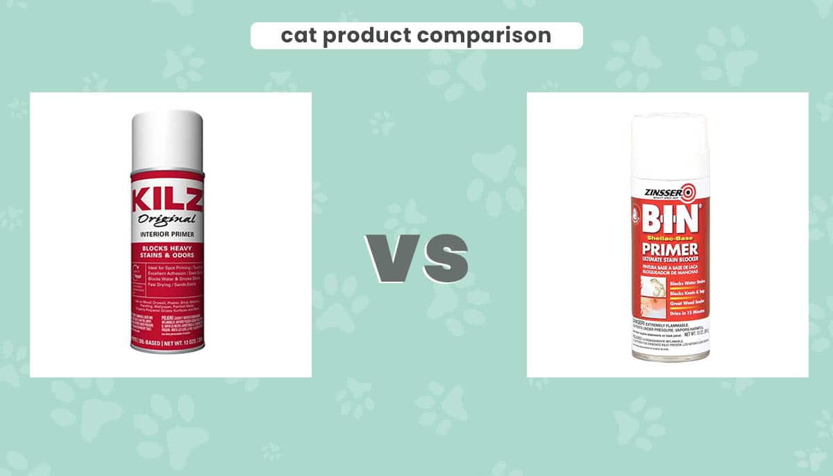 Kilz vs. Bin Primer for Cat Urine 2024 Comparison Catster