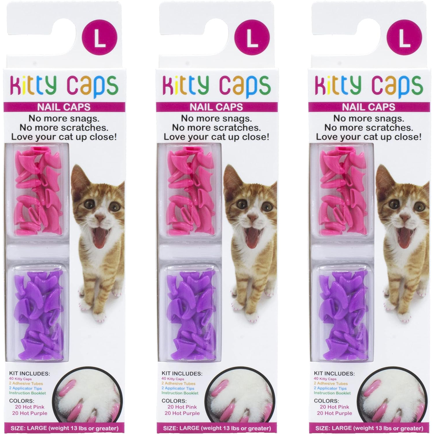 Kitty Caps Cat Nail Caps
