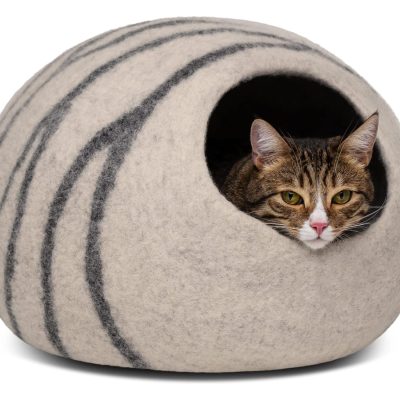 Meowfia Premium Felt Cat Bed Cave
