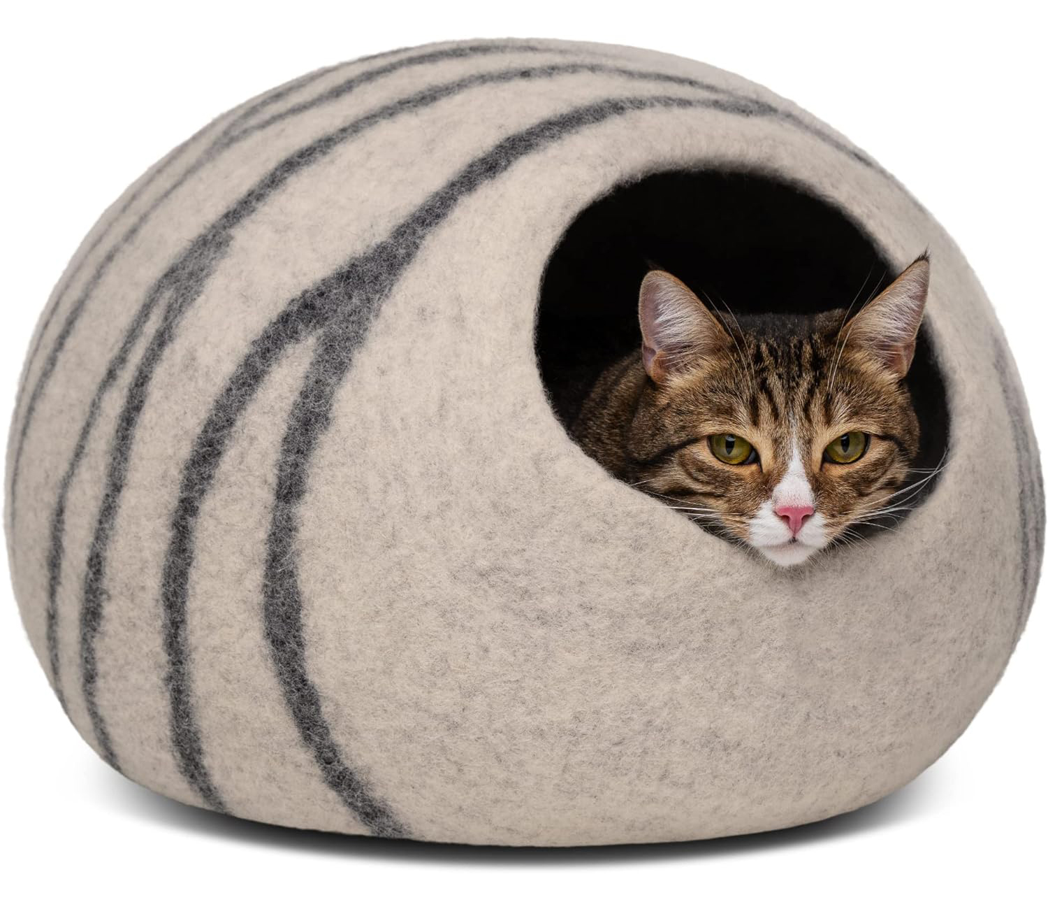 MEOWFIA Premium Felt Cat Bed Cave