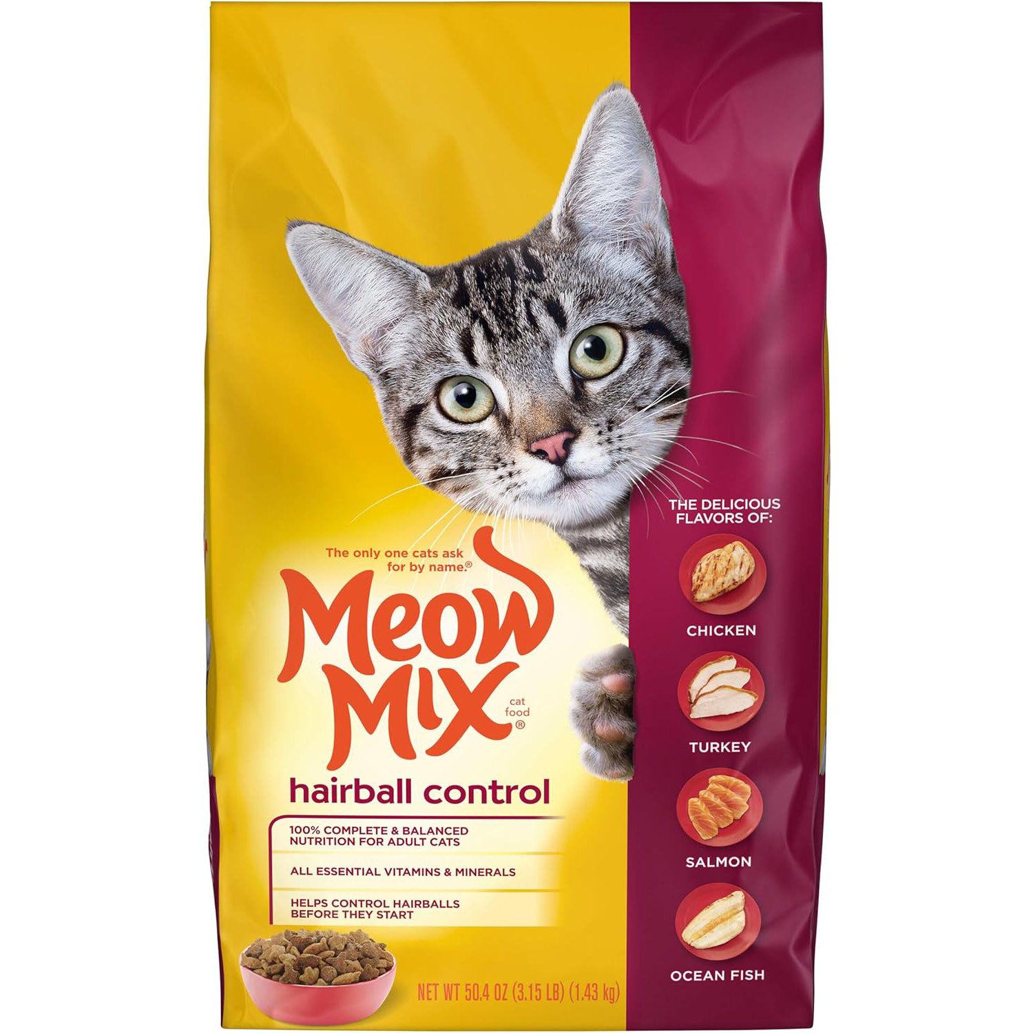 Meow Mix Hairball Control Dry Cat Food