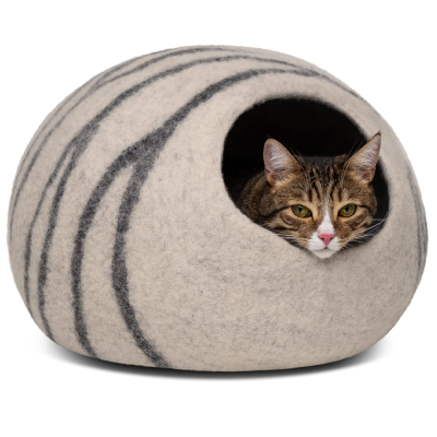 Meowfia Premium Felt Cat Bed Cave