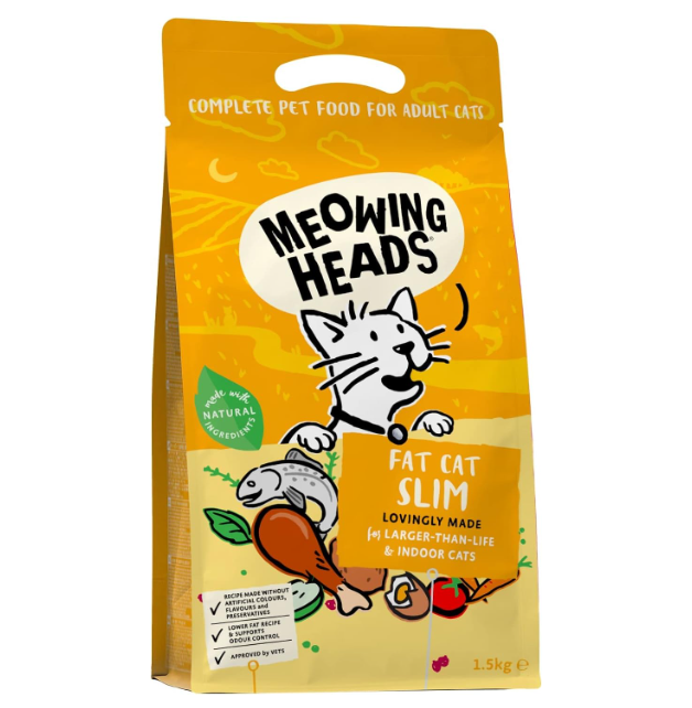 Meowing Heads Dry Reduced-Calorie Cat Food