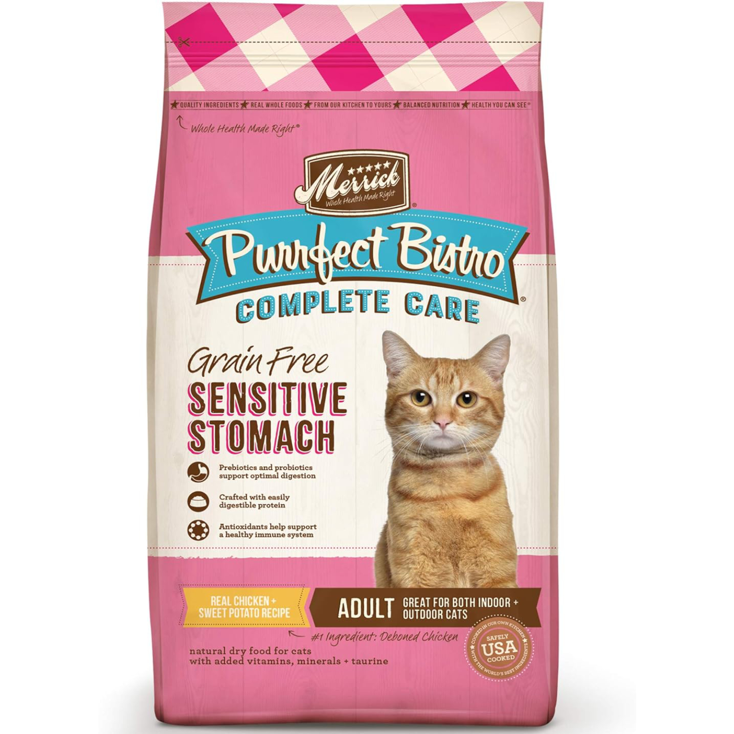 Merrick Purrfect Bistro Dry Cat Food Sensitive Stomach Recipe