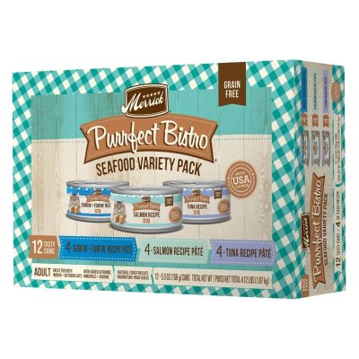 Merrick Purrfect Bistro Grain Free Pate - Seafood Variety Pack