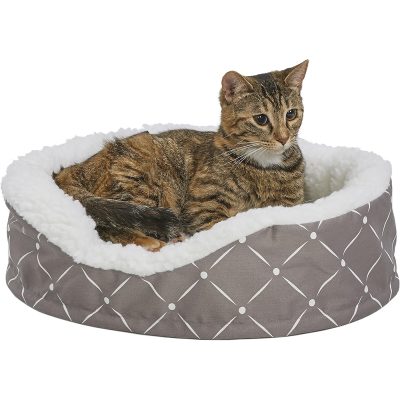 MidWest Defender Orthopedic Bolster Cat Bed