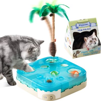 Migipaws Paw Palace Motion Cat Toy with Catnip