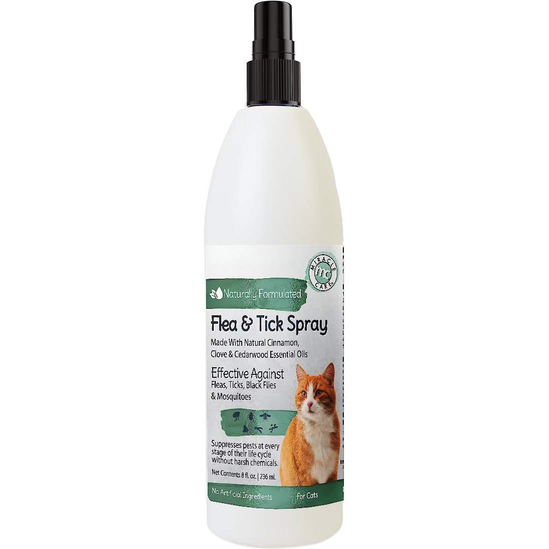 Miracle Care Natural Flea Spray for Cats