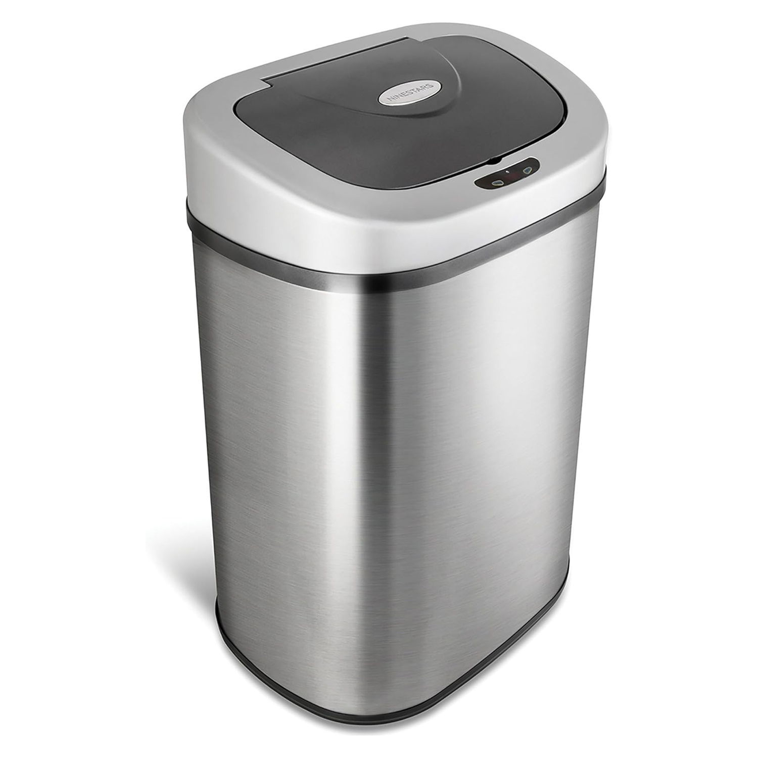 NINESTARS Automatic Touchless Infrared Motion Sensor Trash Can