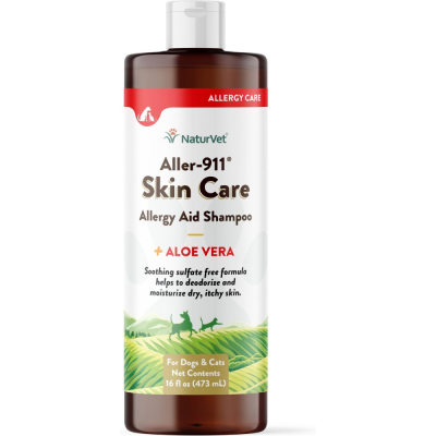 NaturVet Aller-911 Allergy Aid Skin Care Plus Aloe Vera
