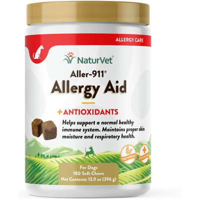 NaturVet Aller-911 Allergy Aid Soft Chews