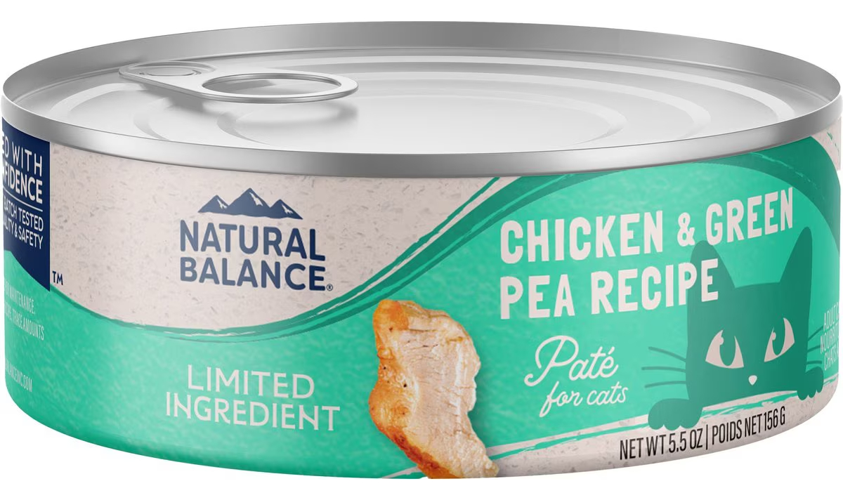 Natural Balance Limited Ingredient Chicken & Green Pea Recipe Wet Cat Food