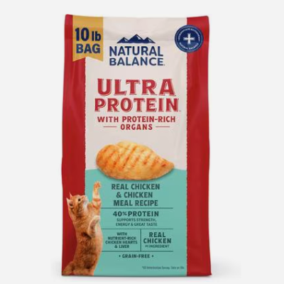 Natural Balance Ultra Protein Chicken & Chicken Cat Food