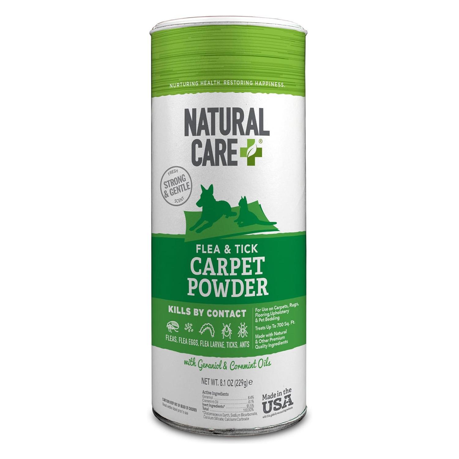 Natural Care Flea and Tick Carpet Powder