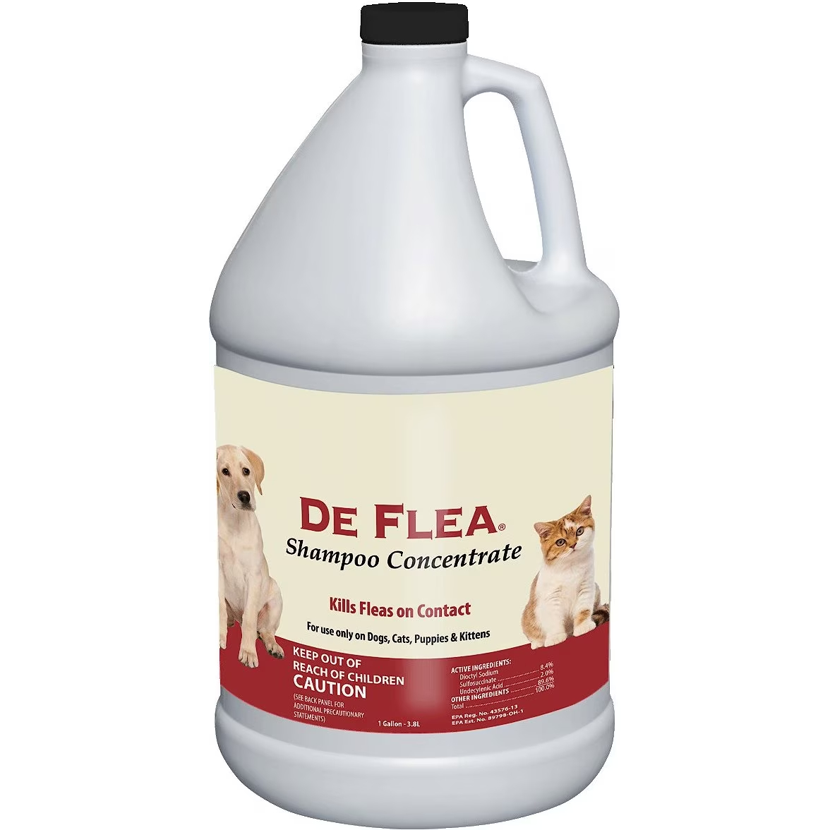 Natural Chemistry Miracle Care De Flea Shampoo Concentrate for Dogs & Cats