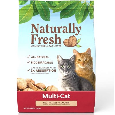 Naturally Fresh Clumping Walnut Cat Litter