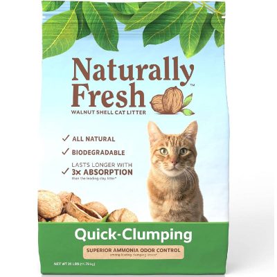 Naturally Fresh Unscented Clumping Walnut Cat Litter