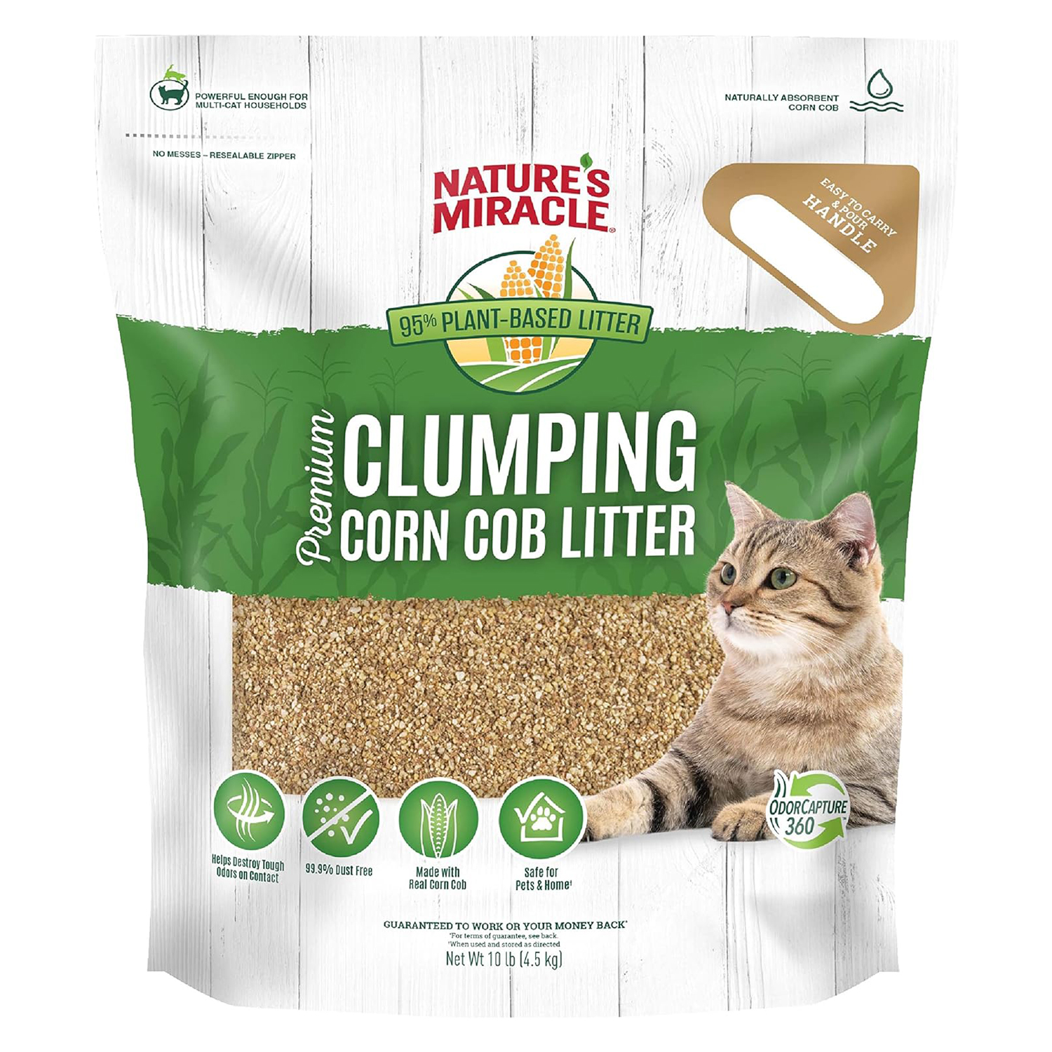 Nature's Miracle Premium Clumping Corn Cob Litter