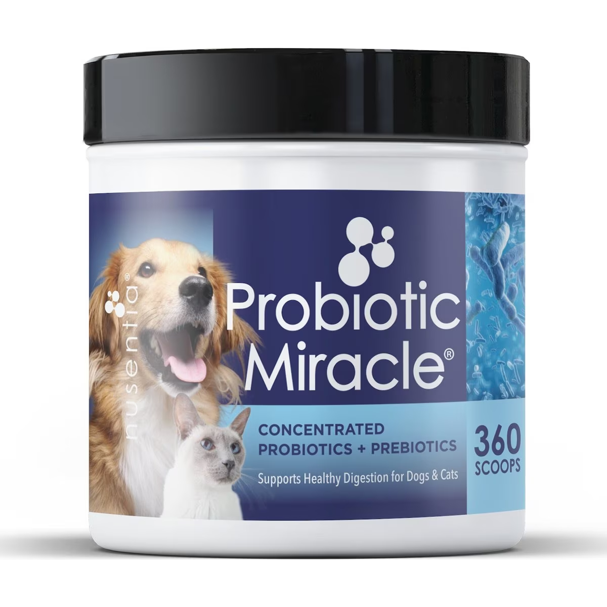 Nusentia Probiotic Miracle Premium Blend Dog & Cat Supplement