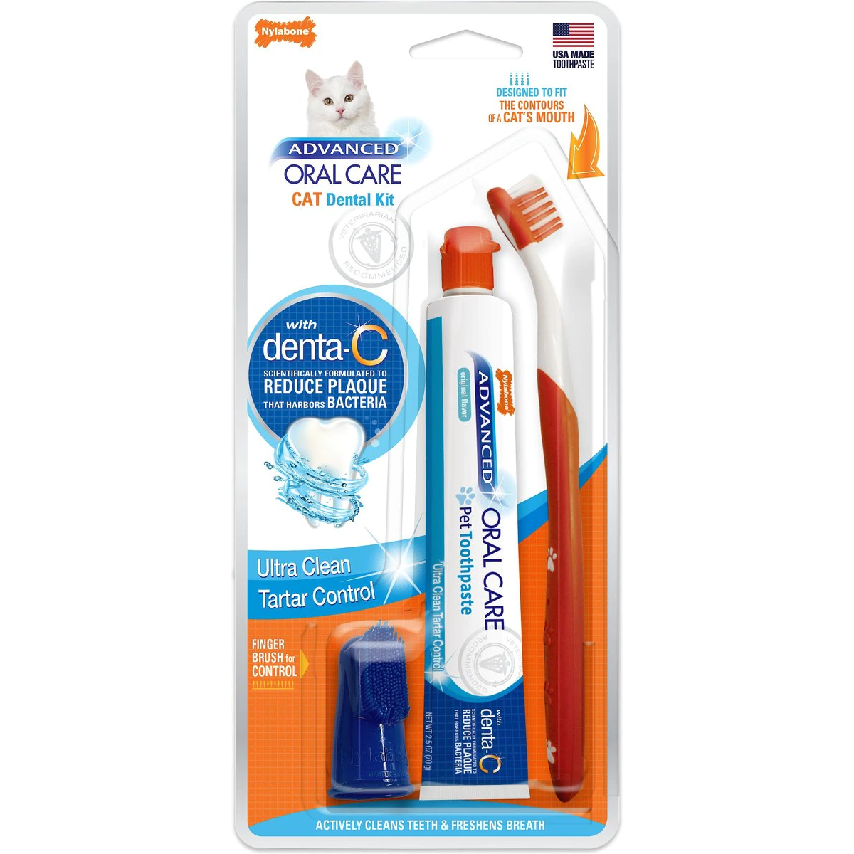 Nylabone Advanced Oral Care Cat Dental Kit