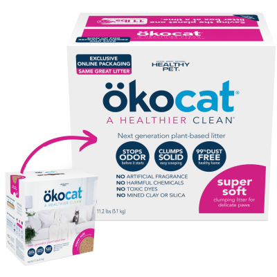 Okocat Super Soft Clumping Wood Unscented Cat Litter – Best for Kitten