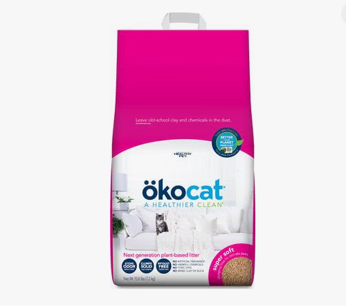 Okocat Super Soft Clumping Wood Unscented Cat Litter