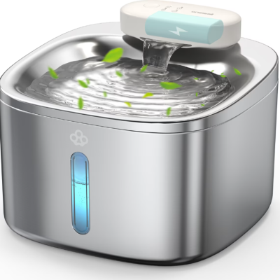 Oneisall PW04 Stainless Steel Cat Water Fountain