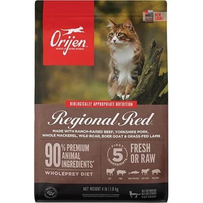 Orijen High-Protein, Grain-Free Regional Red Dry Cat Food