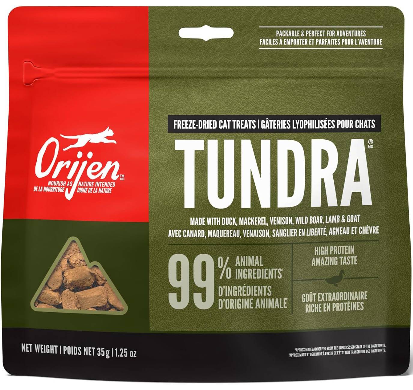 Orijen Tundra Freeze-Dried Cat Treats