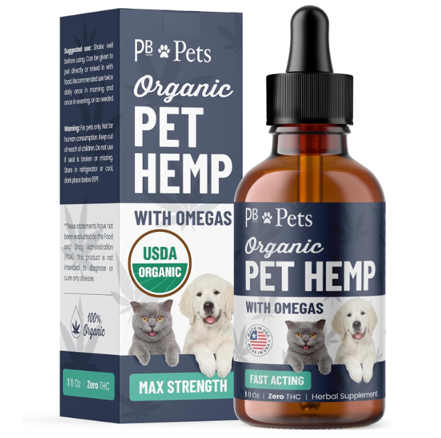 PB pets hemp oil for dogs and cats
