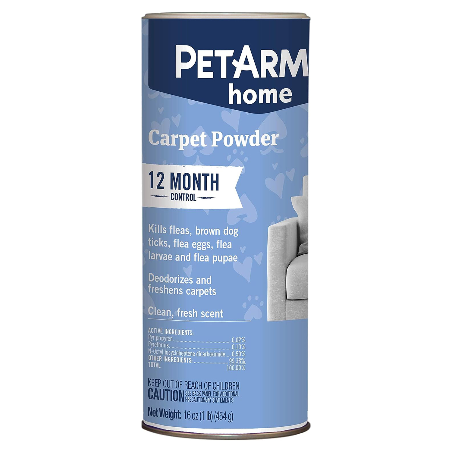 PETARMOR Home Carpet Powder for Fleas and Ticks