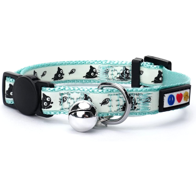 Pawtitas Glow In The Dark Cat Collar