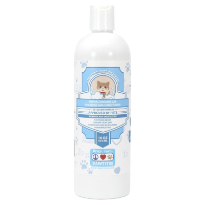 Pawtitas Organic Shea Butter & Oatmeal Cat Shampoo