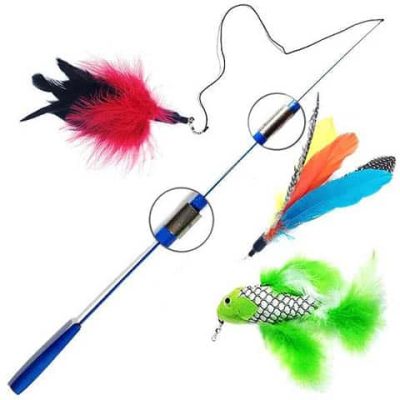Pet Fit 3 Piece Feather Wand